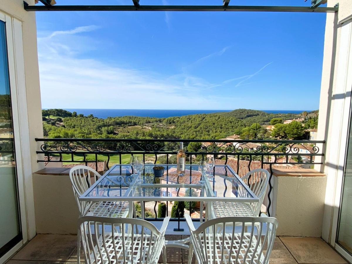 T3 Vue Mer Exceptionnelle Au Domaine Fregate Bandol Сен-Сир-сюр-Мер Экстерьер фото